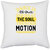 UDNAG White Polyester 'Dancing | Dance is the poetic baring of the soul through motion' Pillow Cover [16 Inch X 16 Inch]