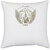 UDNAG White Polyester 'Military | A safe army is better than a safe border' Pillow Cover [16 Inch X 16 Inch]