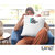 UDNAG White Polyester 'Swimming | Eat sleep swaimming repeat' Pillow Cover [16 Inch X 16 Inch]