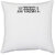 UDNAG White Polyester 'Reading | the book was better' Pillow Cover [16 Inch X 16 Inch]