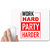 UDNAG White Mousepad 'Work hard party harder' for Computer / PC / Laptop [230 x 200 x 5mm]