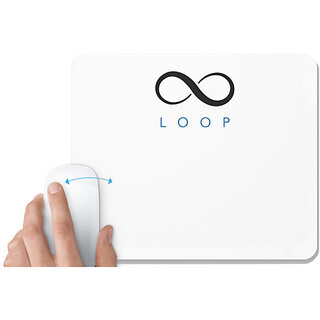 UDNAG White Mousepad '' for Computer / PC / Laptop [230 x 200 x 5mm]