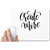 UDNAG White Mousepad 'Creat more' for Computer / PC / Laptop [230 x 200 x 5mm]