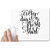 UDNAG White Mousepad 'Every Day is fresh start' for Computer / PC / Laptop [230 x 200 x 5mm]
