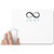 UDNAG White Mousepad '' for Computer / PC / Laptop [230 x 200 x 5mm]