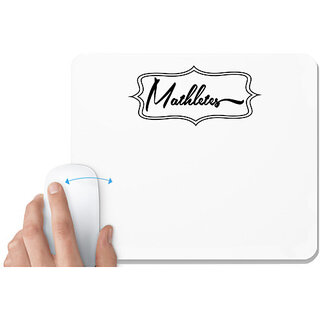 UDNAG White Mousepad 'Wine | may contain wine' for Computer / PC / Laptop [230 x 200 x 5mm]