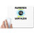 UDNAG White Mousepad 'Awareness | Awareness without action is worthless02' for Computer / PC / Laptop [230 x 200 x 5mm]