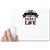 UDNAG White Mousepad 'Grand Father | THE LIGHTS OF NANAS LIFE' for Computer / PC / Laptop [230 x 200 x 5mm]