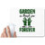 UDNAG White Mousepad 'Garden | Garder' for Computer / PC / Laptop [230 x 200 x 5mm]