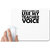 UDNAG White Mousepad 'Teacher | don't make me use my teacher' for Computer / PC / Laptop [230 x 200 x 5mm]