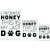 UDNAG Untearable Waterproof Stickers 155GSM 'Dog | I Promise Honey' A4 x 1pc, A5 x 1pc & A6 x 2pc