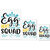 UDNAG Untearable Waterproof Stickers 155GSM 'Easter | EGG HUNT squad 2' A4 x 1pc, A5 x 1pc & A6 x 2pc