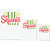 UDNAG Untearable Waterproof Stickers 155GSM 'Christmas Santa | Elf squadd' A4 x 1pc, A5 x 1pc & A6 x 2pc