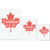 UDNAG Untearable Waterproof Stickers 155GSM 'Canadian | Canadian Cute-Eh' A4 x 1pc, A5 x 1pc & A6 x 2pc