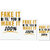 UDNAG Untearable Waterproof Stickers 155GSM 'Fake it' A4 x 1pc, A5 x 1pc & A6 x 2pc