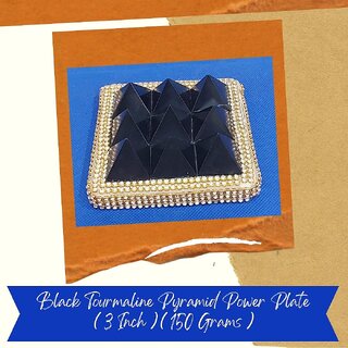 VSP VASTU SAMADHAN - 149 VSP BLACK TOURMALINE PLATE - For Clear Negativity and Bad Energy