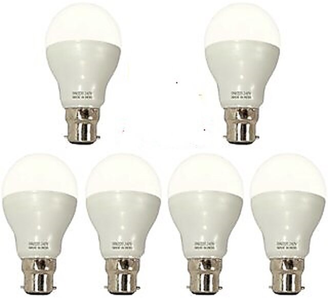 Buy 9 Watt LED SunRise Bulb (Cool Day White) - Pack of 6 Online @ ₹439 ...