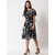 Vivient women white floral printed midi dress