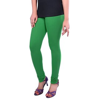 Solid Dark Green Leggings (Pack of One)