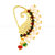 Vighnaharta Gold Plated with Peals Alloy Maharashtrian Cultural Nath Nathiya./ Nose Pin for women VFJ1003NTH-TAR