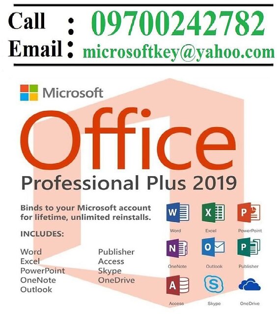 Buy Office 2019 Professional Plus Original Retail License Key Instant ...