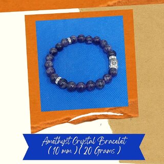 VSP VASTU SAMADHAN - 93 AMETHYST CRYSTAL BRACLET - For Stress Relief  Encourages Inner Strength and Peace