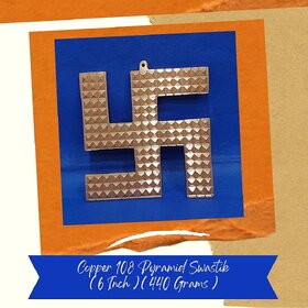 VSP VASTU SAMADHAN - 10 COPPER SWASTIK 108 PYRAMID  to Protects From Negativity  Vastu Dosh Nivaran