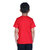 Kid Kupboard Solid Cotton Boys T-Shirt {Regular-Fit, Half-Sleeves, Red}