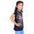 Kid Kupboard Solid Cotton Girls T-Shirt {Regular-Fit, Half-Sleeves, Black}