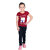 Kid Kupboard Solid Cotton Girls T-Shirt {Regular-Fit, Half-Sleeves, Maroon}