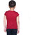 Kid Kupboard Solid Cotton Girls T-Shirt {Regular-Fit, Half-Sleeves, Maroon}