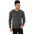 SKYBEN Branded Henley Collar T-Shirt For Men In Poly Cotton Fabric