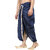 DISONE Blue Allover Dhoti for Men with Allover Border