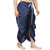 DISONE Blue Allover Dhoti for Men with Allover Border