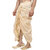 DISONE Silk Beige Dhoti for Men with Allover Border