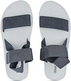 Oliver Walk Gray & Black Lightweight Sandals For Men