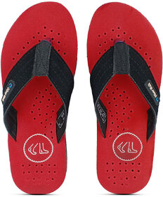 OLIVER WALK A SPECIAL DOT SPOTTED SLIPPER FOR MEN - RED