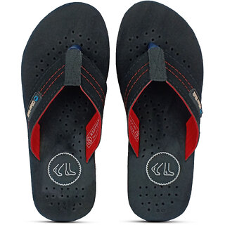 OLIVER WALK A SPECIAL DOT SPOTTED SLIPPER FOR MEN - BLACK