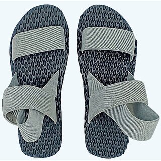 OLIVER WALK DR. ORTHO SANDAL FOR MEN - BLACK(GREY)