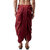DISONE Red Silk Dhoti for Men