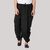 DISONE Silk Plain Black Dhoti for Men