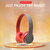 P47 Wireless Bluetooth Portable Sports Headphones with Microphone, Stereo Fm, Memory Card Support- (MultiColor)