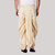 DISONE Beige Silk Dhoti for Men