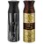 Ajmal Carbon Homme & Wisal Dhahab Deodorant Spray Gift For Men (200 ml Pack of 2) + 1 Perfume Tester