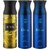 Ajmal Aurum Blu Blu Deodorant Spray - For Men Women 200 Ml Pack Of 3 1