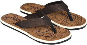 Flip X By Leaco Daily Comfort Flipflops For Men (Tan)