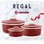 Trueware Regal Serving Casserole Set of 3 (1000+1500+2000 ml)Maroon Inner Stainless Steel