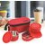 Trueware Brunch 2+1 Insulated Lunch Box with Stainless Steel InnerMicrowave Safe Containers3 Pack Tiffin Box for Office amp School Use- Red