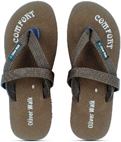 OLIVER WALK Slipper For Men - Brown (Pack of 2)
