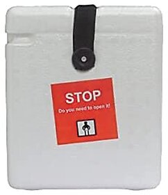 FAIRBIZPS Large Vaccine Carrier Box with 4 Ice Pack and 24 Hrs Cooling Duration  EPP Material Expandable Polypropylene